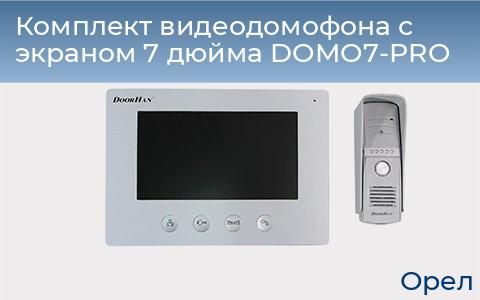 Комплект видеодомофона с экраном 7 дюйма DOMO7-PRO, orel.doorhan.ru